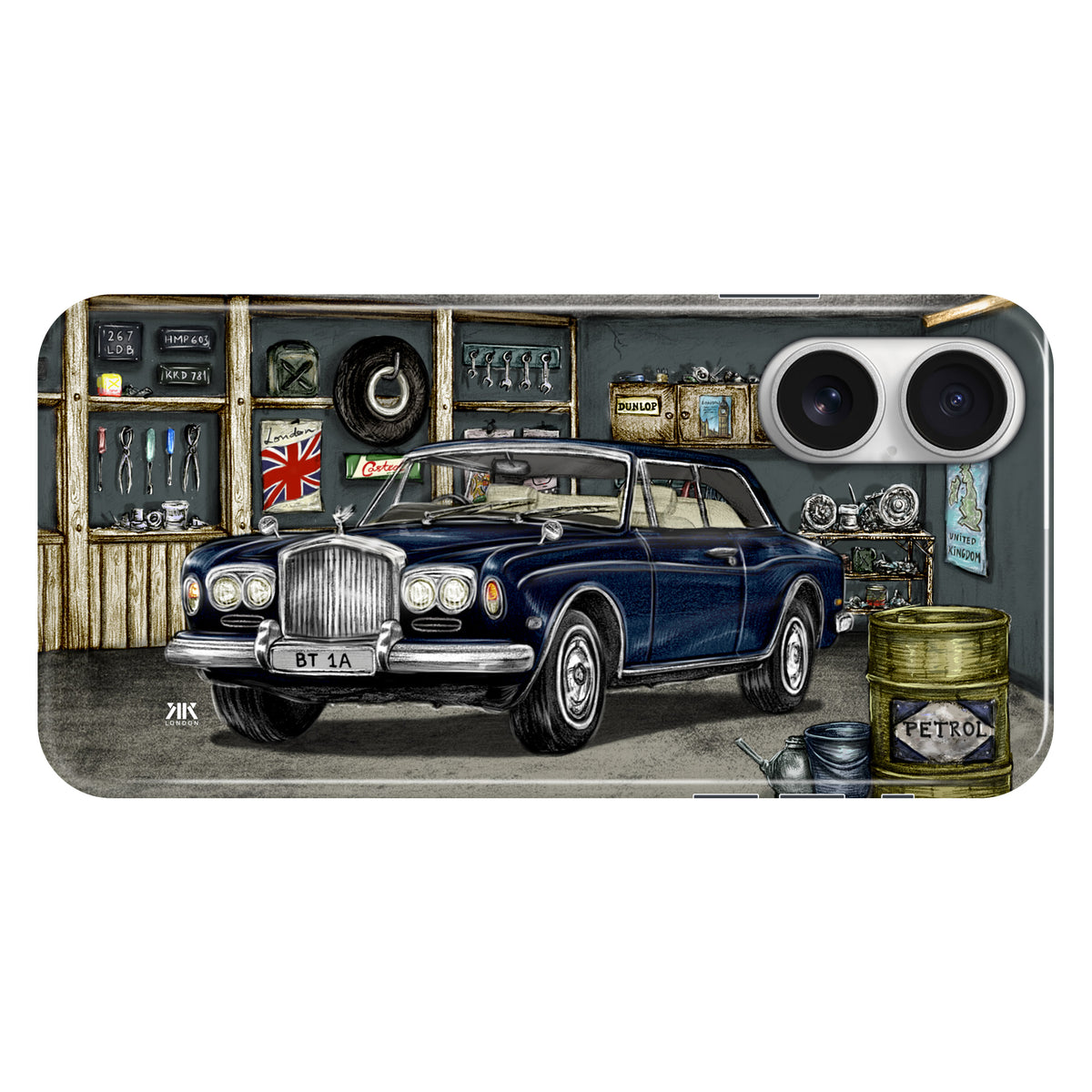 Bentley Series 1A Blue - Snap Case - iphone-16