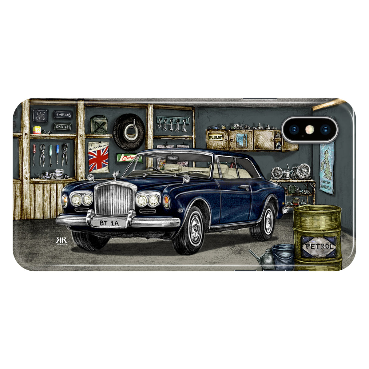 Bentley Series 1A Blue - Snap Case - iphone-x