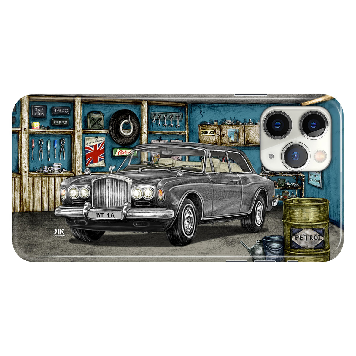 Bentley Series 1A Grey - Snap Case - iphone-11-pro