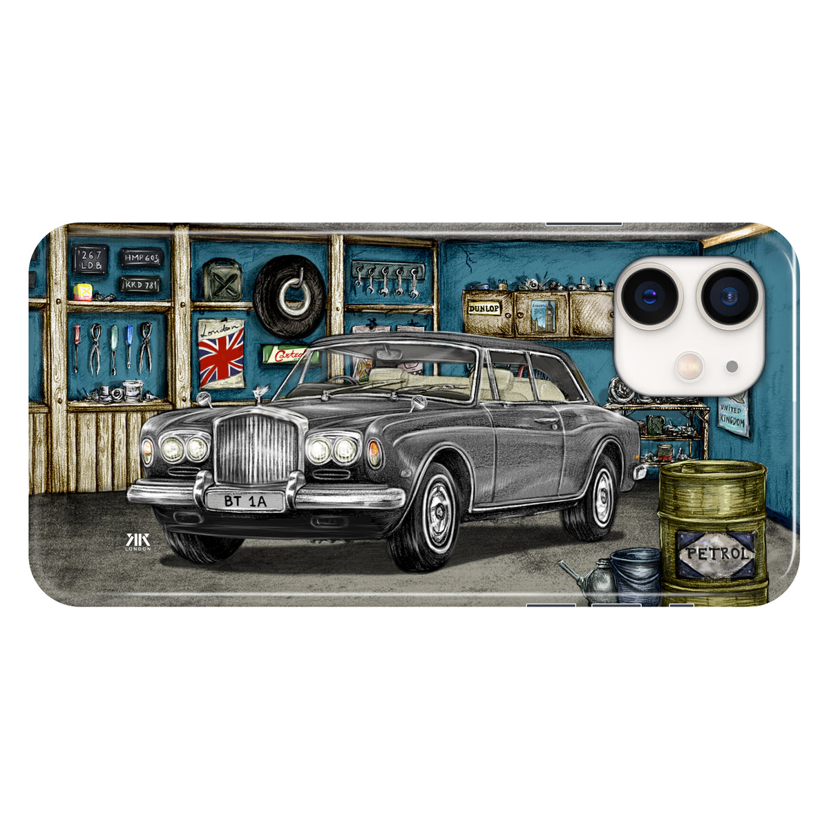 Bentley Series 1A Grey - Snap Case - iphone-12