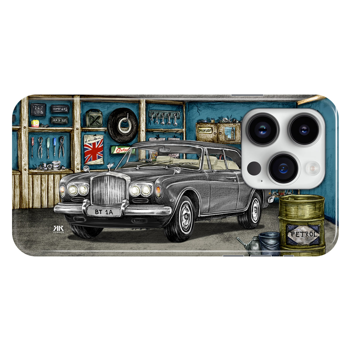Bentley Series 1A Grey - Snap Case - iphone-14-pro