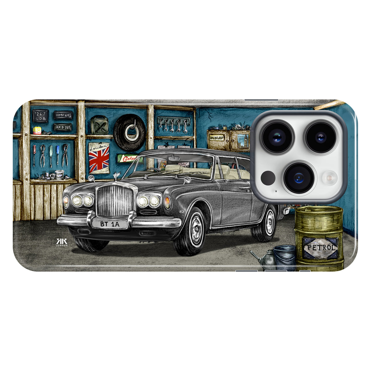 Bentley Series 1A Grey - Tough Case - iphone-14-pro
