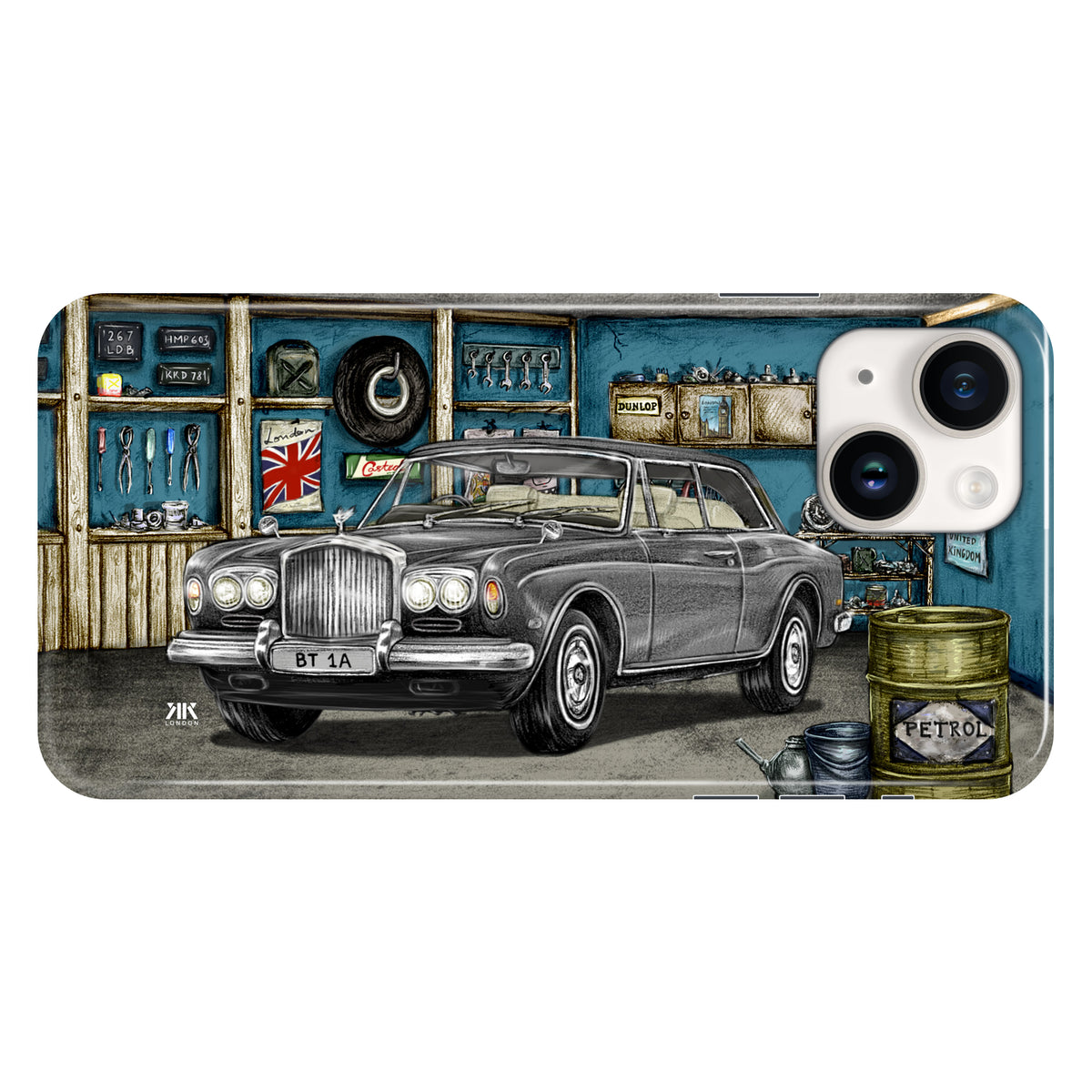 Bentley Series 1A Grey - Snap Case - iphone-14