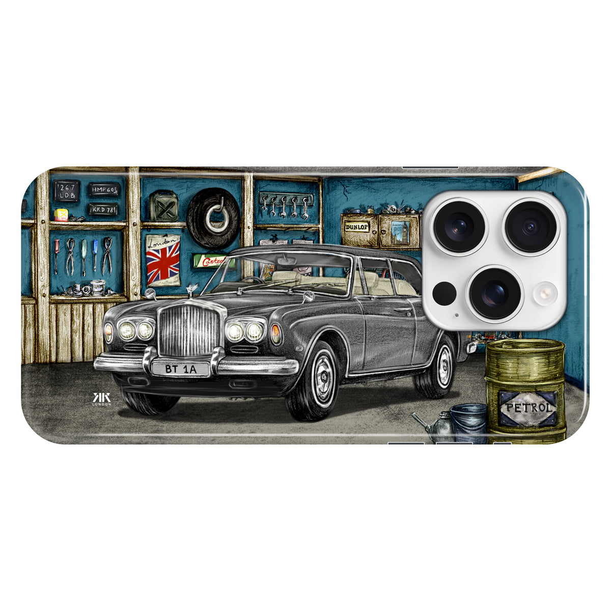 Bentley Series 1A Grey - Snap Case - iphone-16-pro