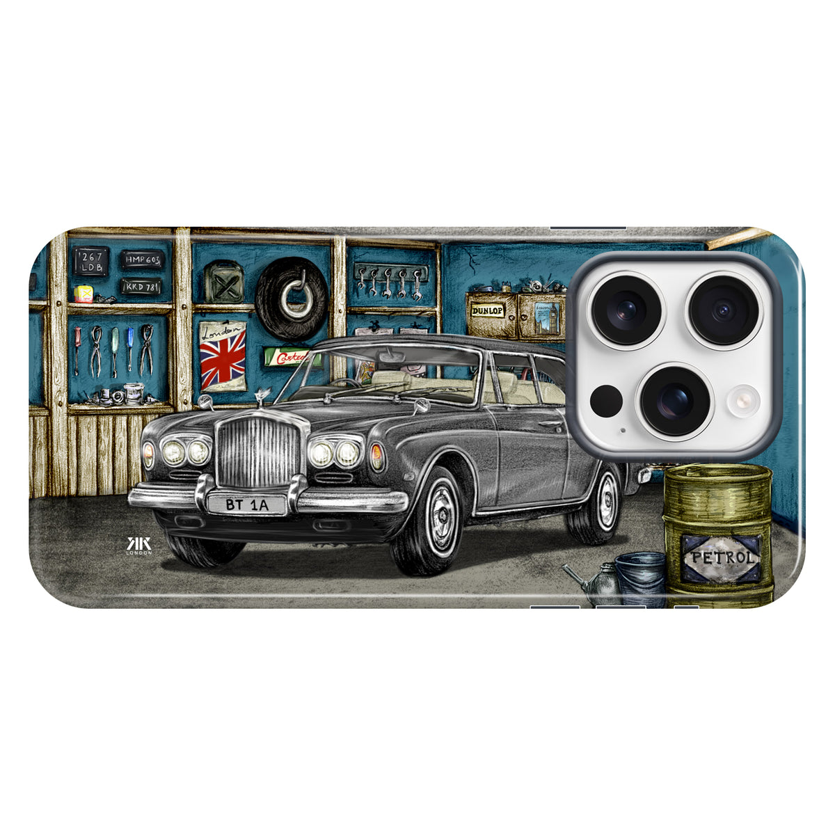 Bentley Series 1A Grey - Tough Case - iphone-16-pro