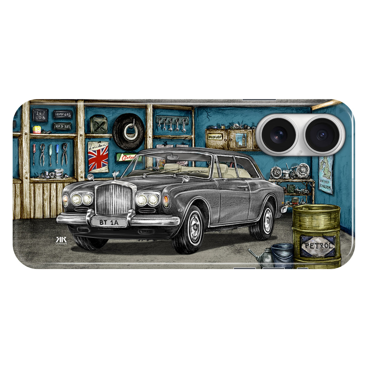 Bentley Series 1A Grey - Snap Case - iphone-16