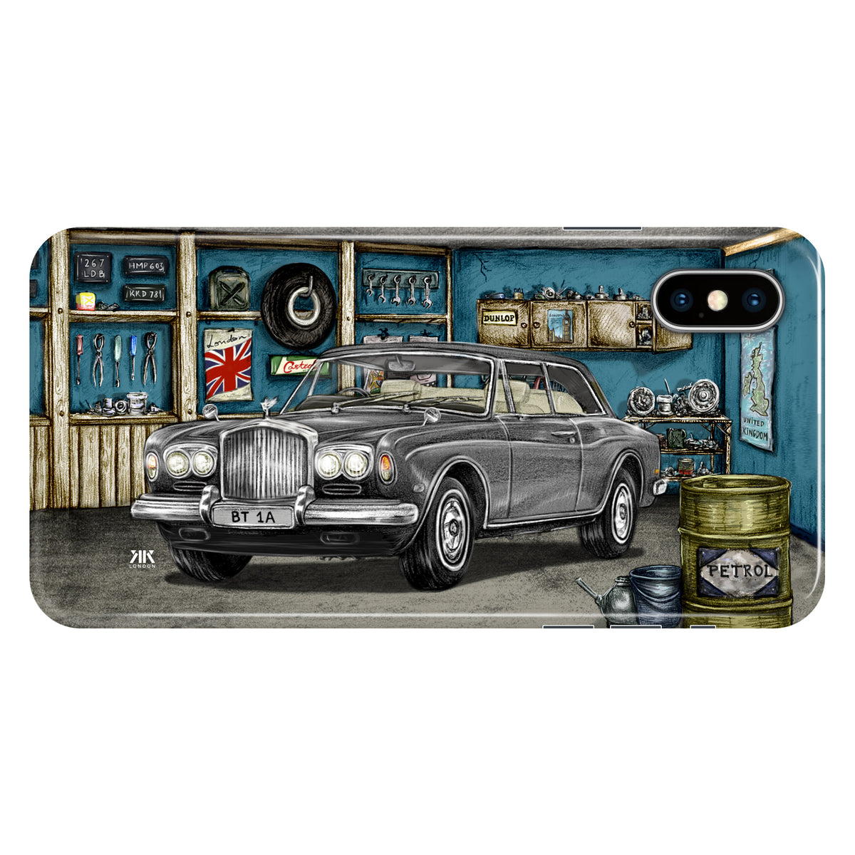 Bentley Series 1A Grey - Snap Case - iphone-x