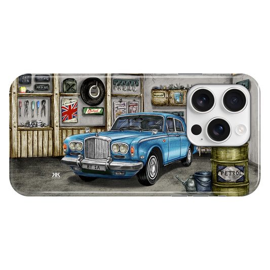 Bentley Series A1 Garage Caribbean Blue - Snap Case - iphone-16-pro