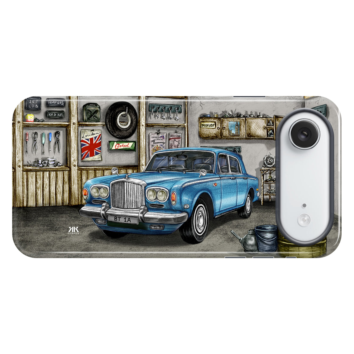 Bentley Series A1 Garage Caribbean Blue - Tough Case - iphone-17-air