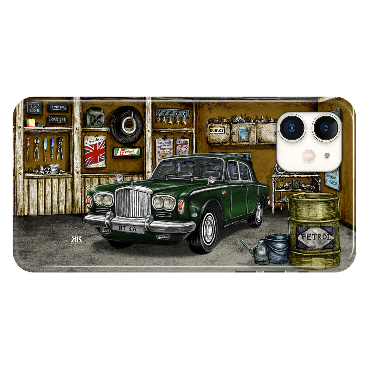 Bentley Series A1 Garage Green - Snap Case - iphone-11