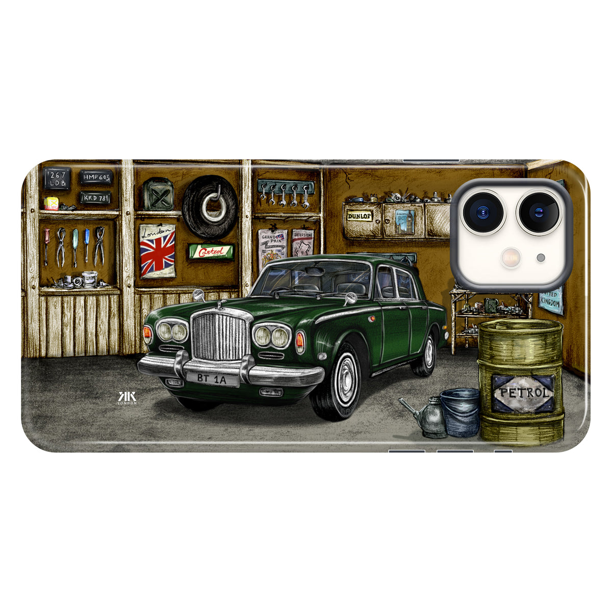 Bentley Series A1 Garage Green - Tough Case - iphone-11