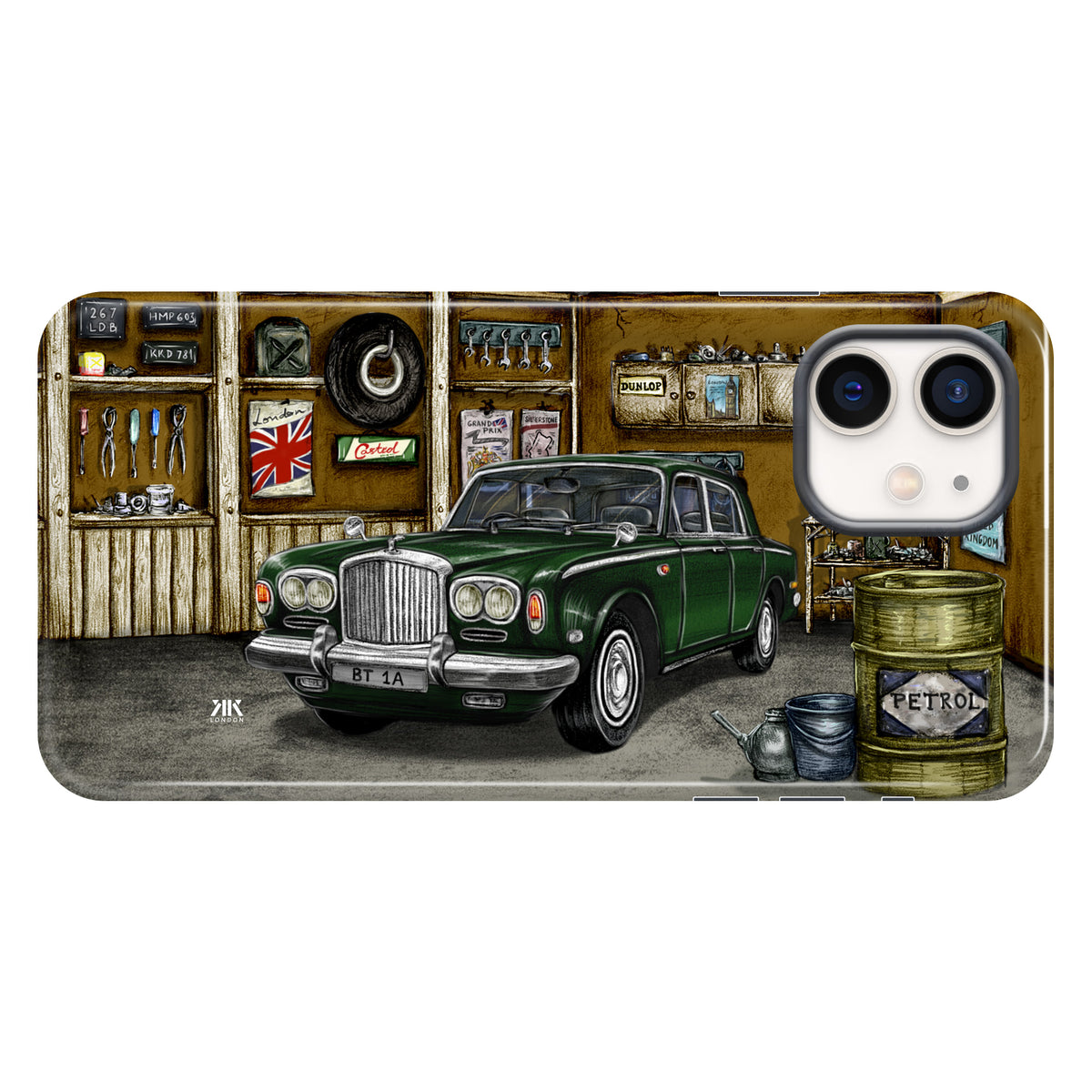 Bentley Series A1 Garage Green - Tough Case - iphone-12
