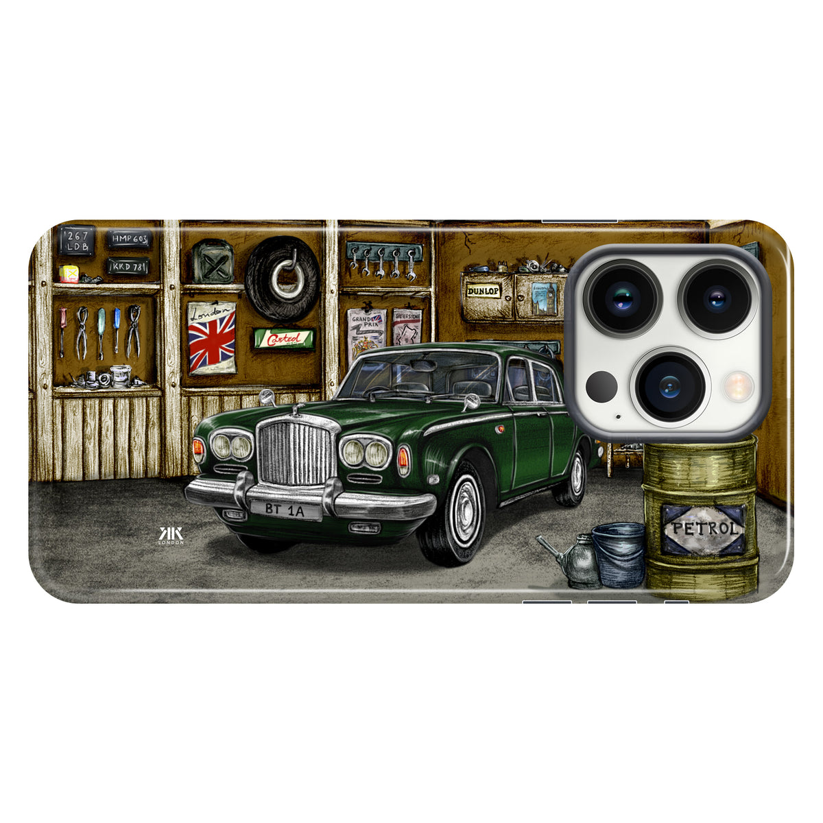 Bentley Series A1 Garage Green - Tough Case - iphone-13-pro