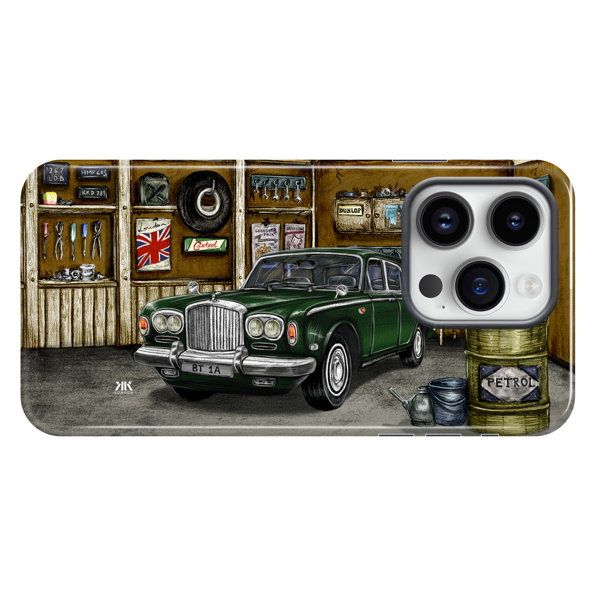 Bentley Series A1 Garage Green - Tough Case - iphone-14-pro