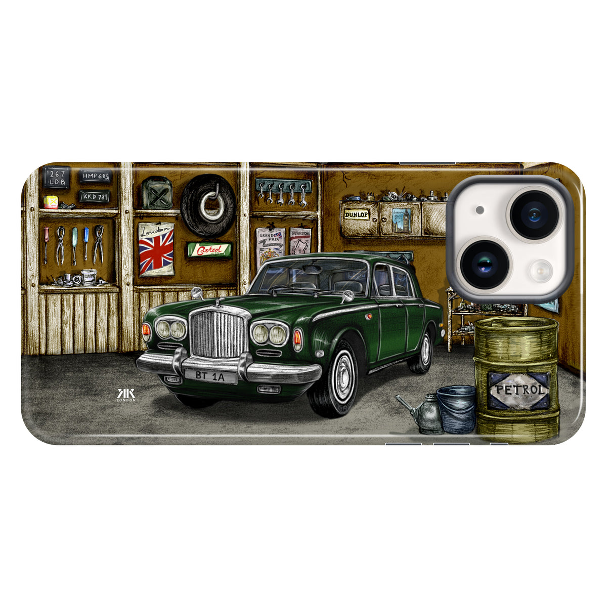 Bentley Series A1 Garage Green - Tough Case - iphone-14