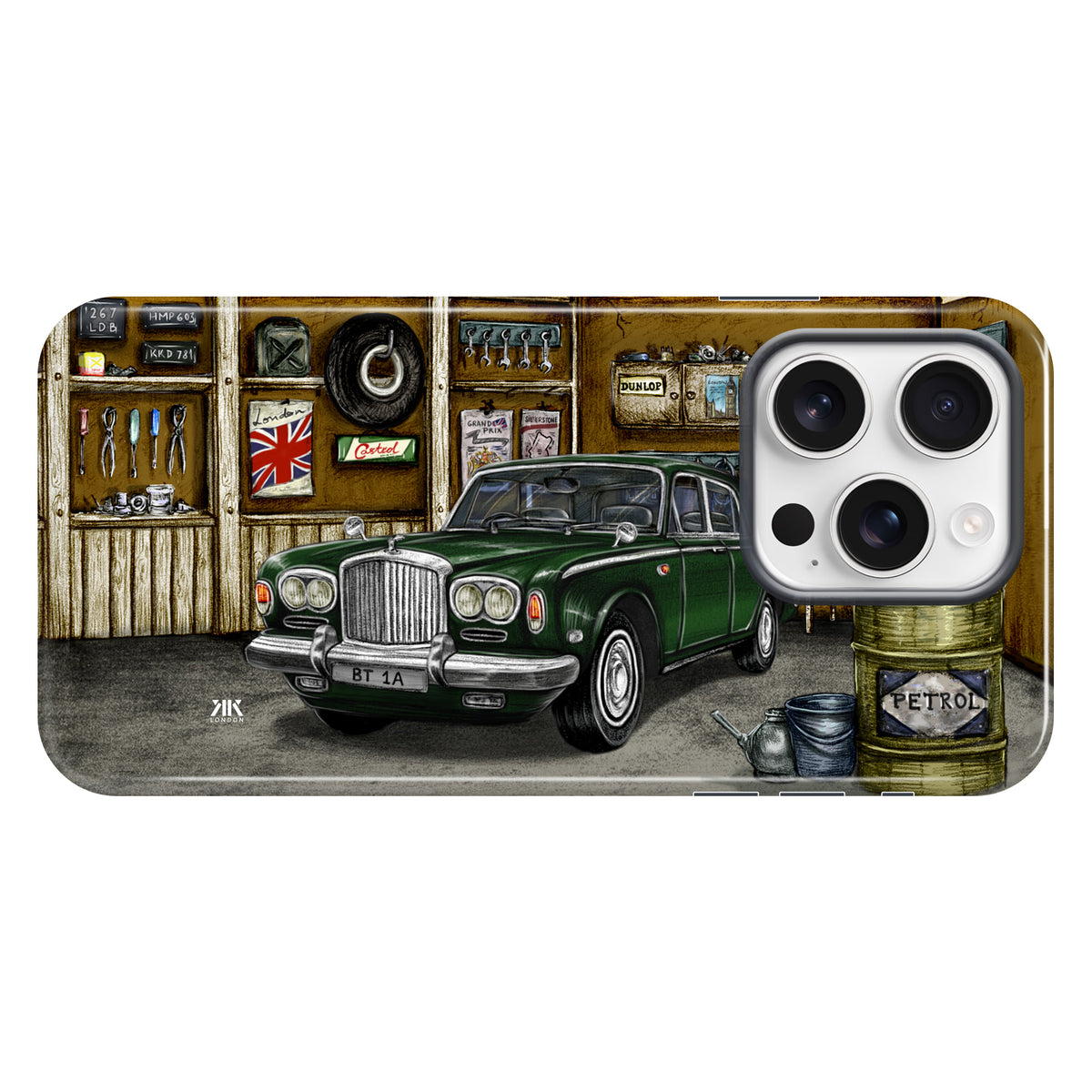 Bentley Series A1 Garage Green - Tough Case - iphone-16-pro