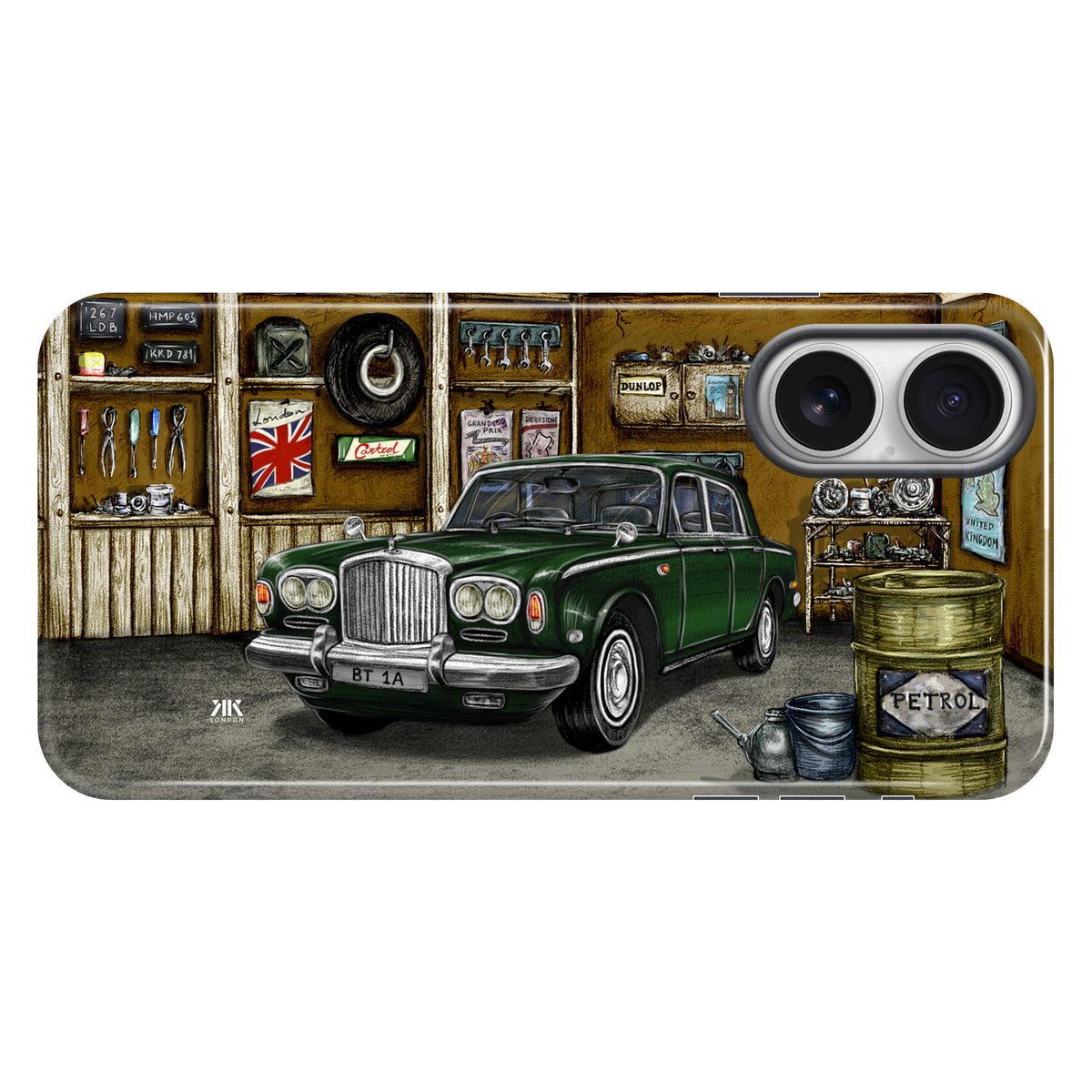 Bentley Series A1 Garage Green - Tough Case - iphone-16