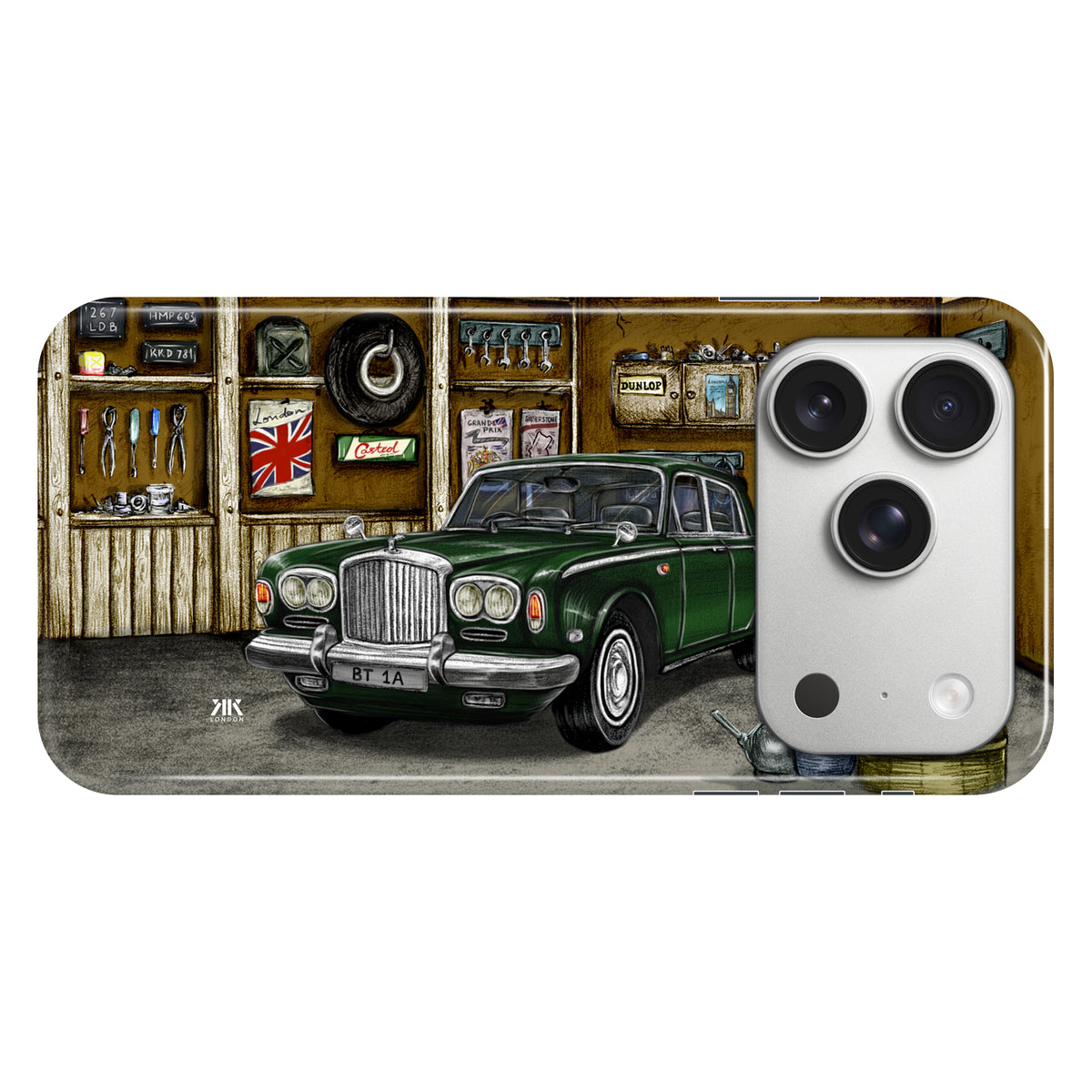 Bentley Series A1 Garage Green - Snap Case - iphone-17-pro