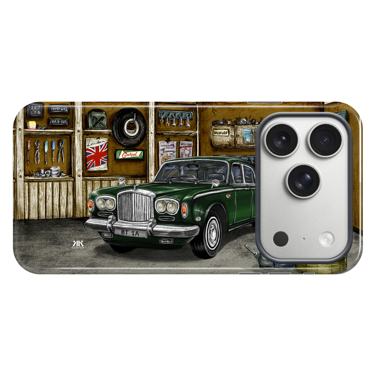 Bentley Series A1 Garage Green - Tough Case - iphone-17-pro