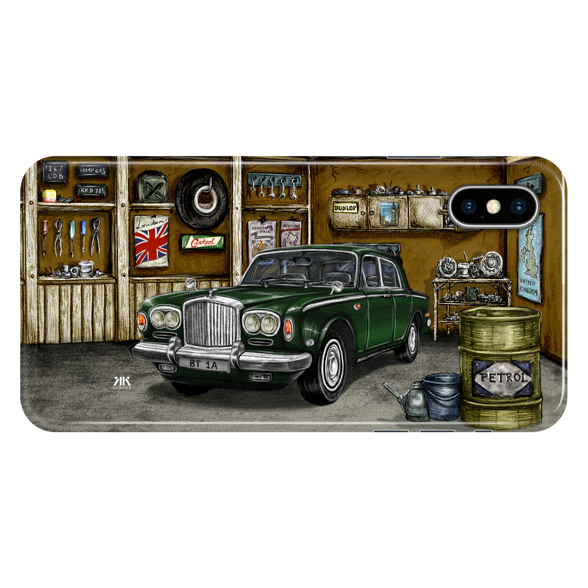Bentley Series A1 Garage Green - Snap Case - iphone-x