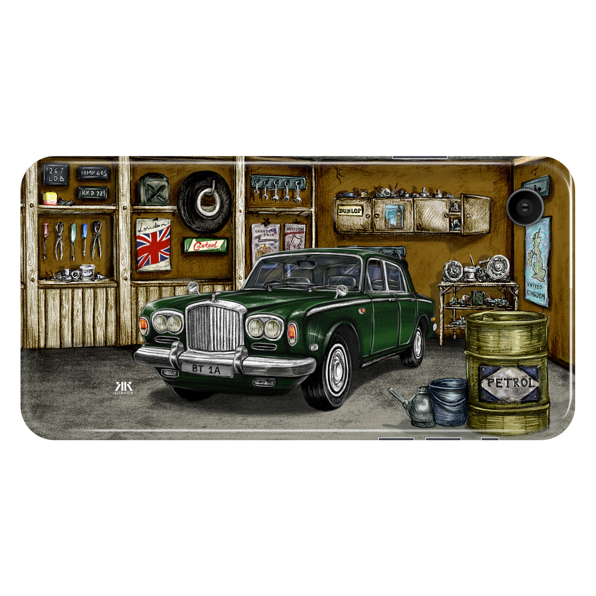 Bentley Series A1 Garage Green - Snap Case - iphone-xr