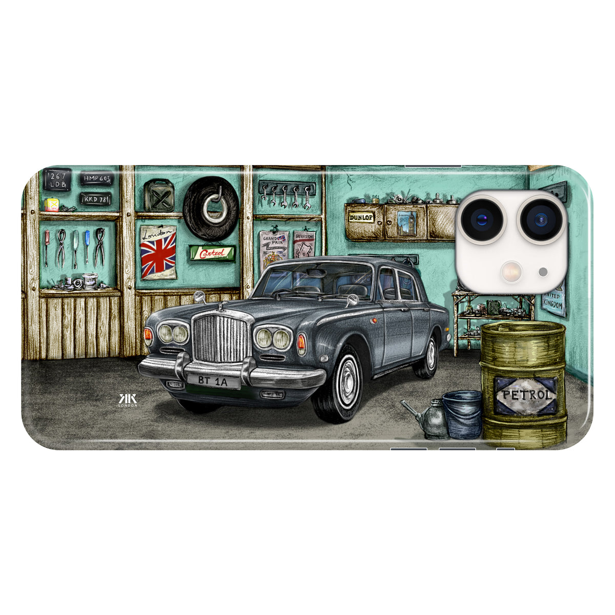 Bentley Series A1 Garage Grey - Snap Case - iphone-12