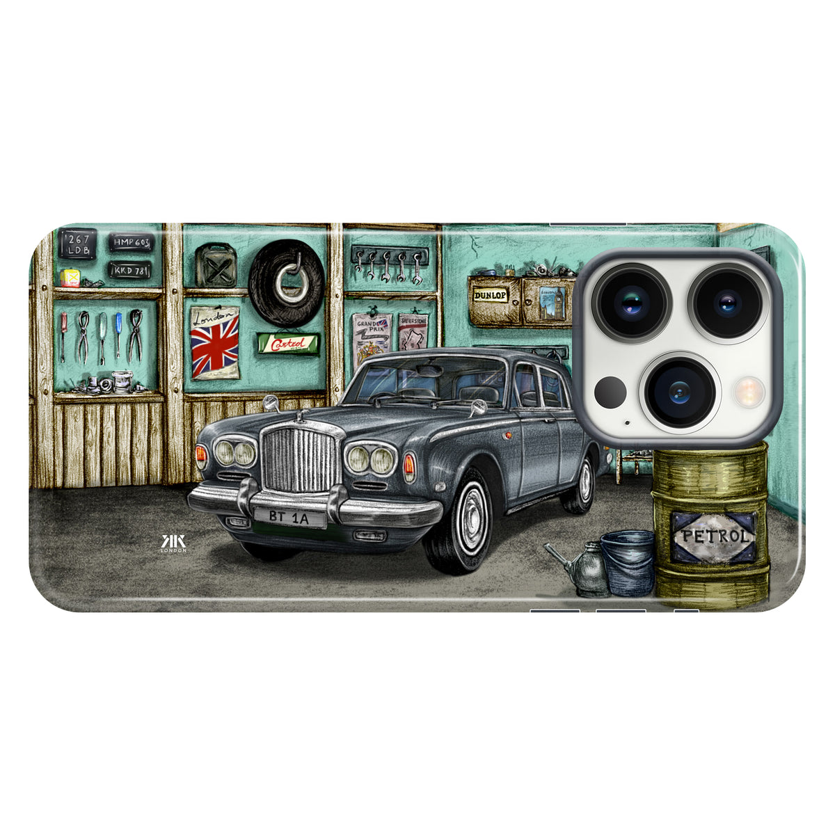 Bentley Series A1 Garage Grey - Tough Case - iphone-13-pro