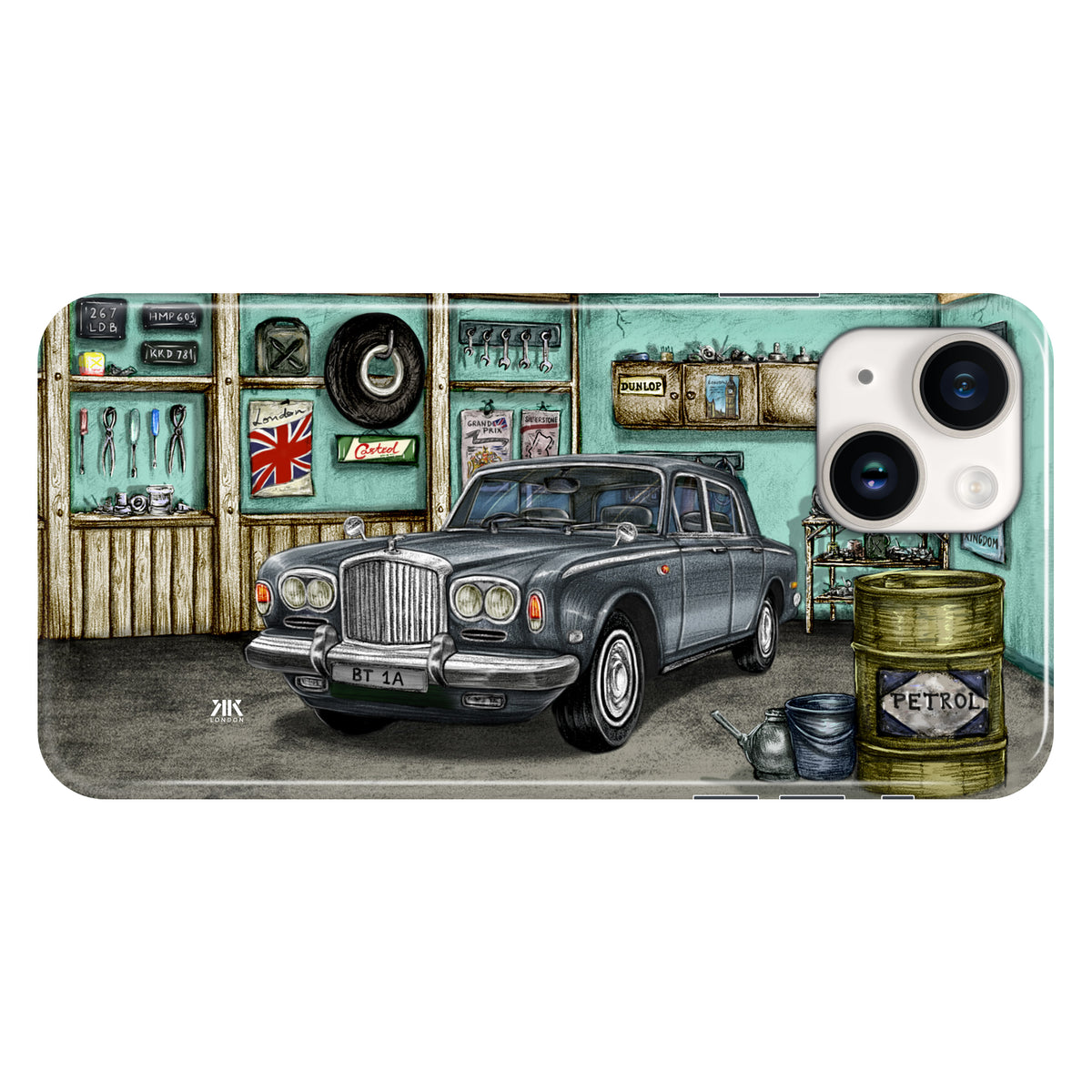 Bentley Series A1 Garage Grey - Snap Case - iphone-14