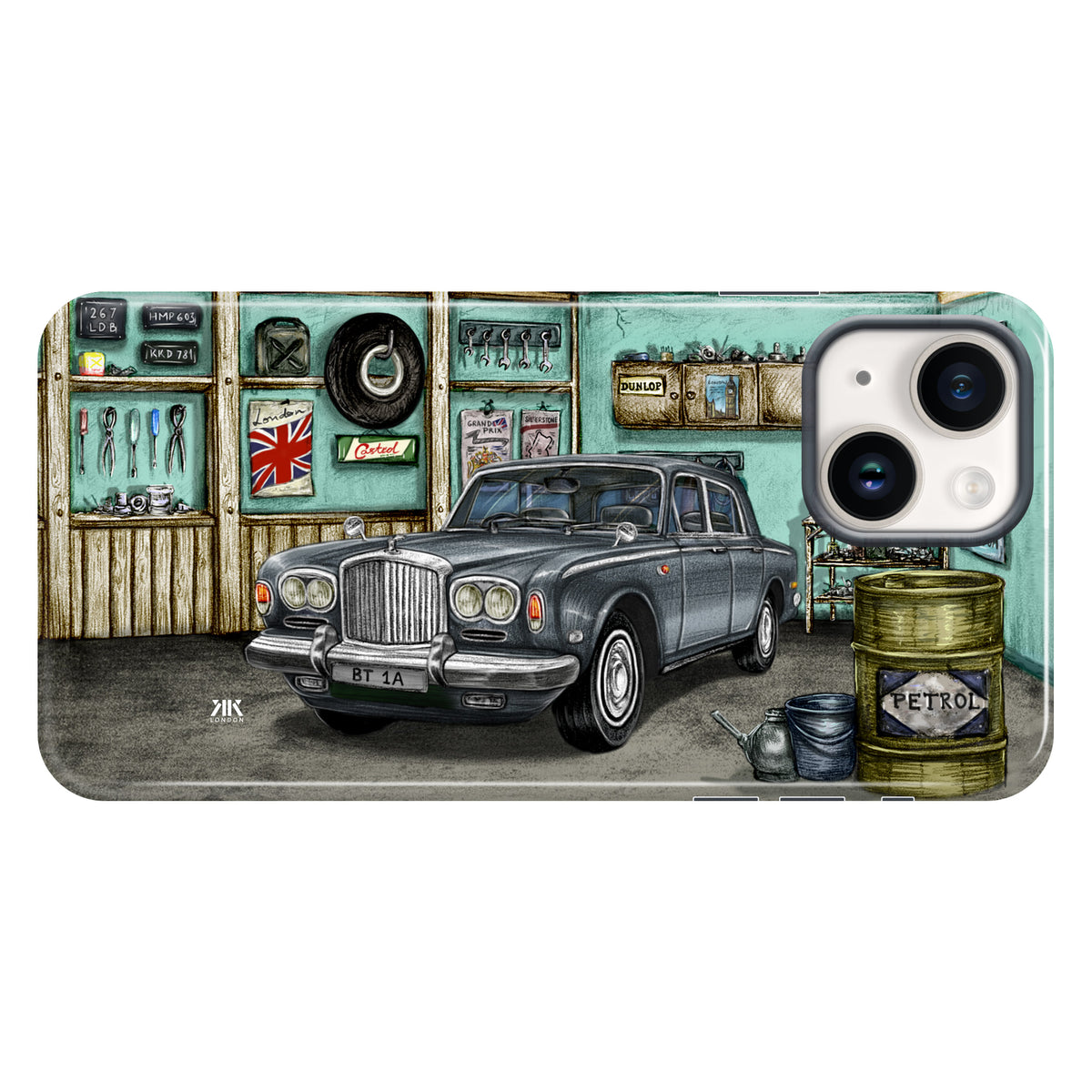 Bentley Series A1 Garage Grey - Tough Case - iphone-14