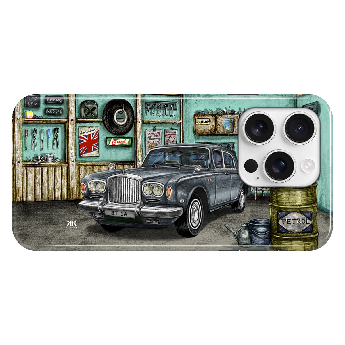 Bentley Series A1 Garage Grey - Snap Case - iphone-16-pro
