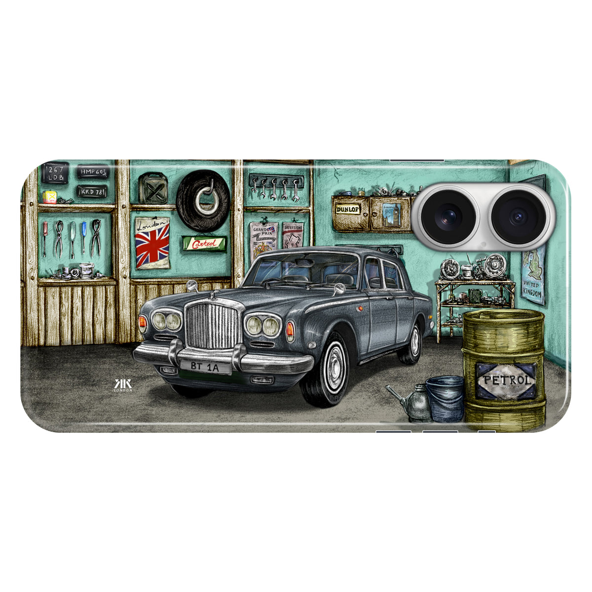 Bentley Series A1 Garage Grey - Snap Case - iphone-16
