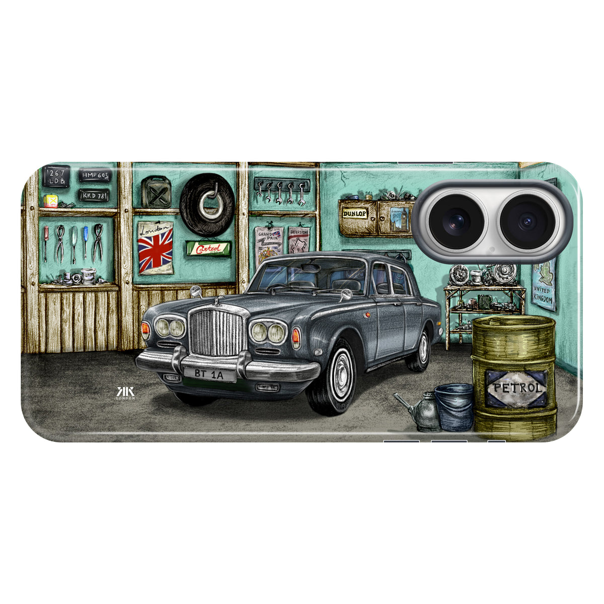 Bentley Series A1 Garage Grey - Tough Case - iphone-16