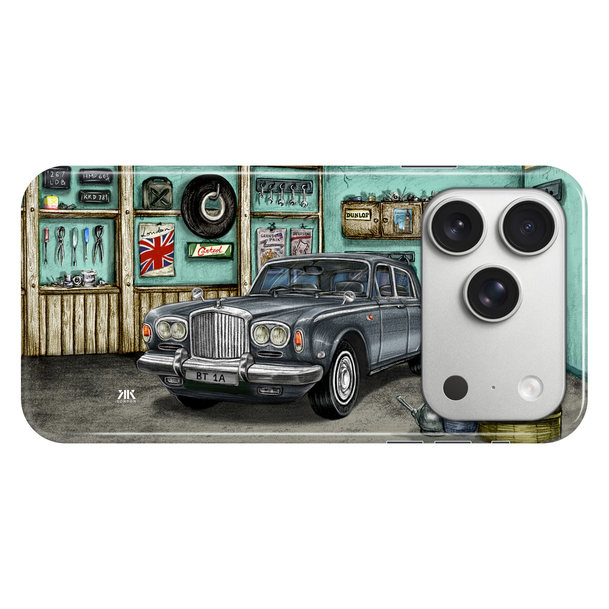 Bentley Series A1 Garage Grey - Snap Case - iphone-17-pro