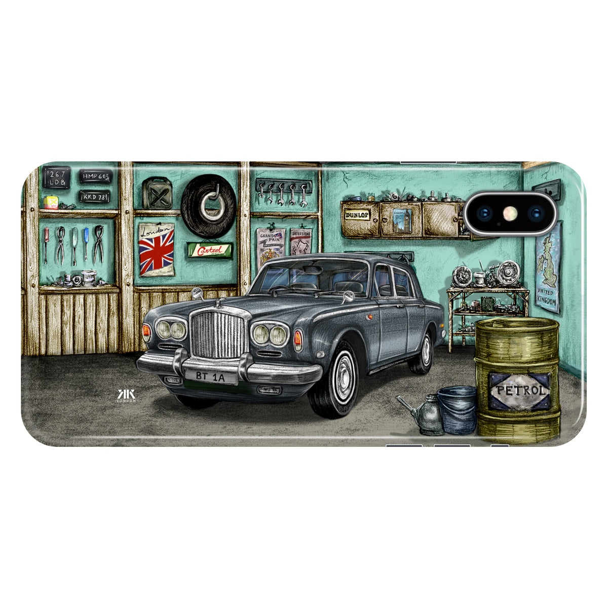 Bentley Series A1 Garage Grey - Snap Case - iphone-x