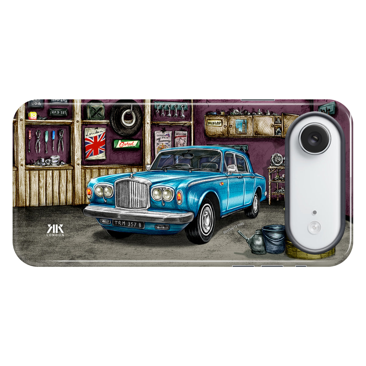 Bentley T2 1980 Caribbean Blue Garage - Tough Case - iphone-17-air