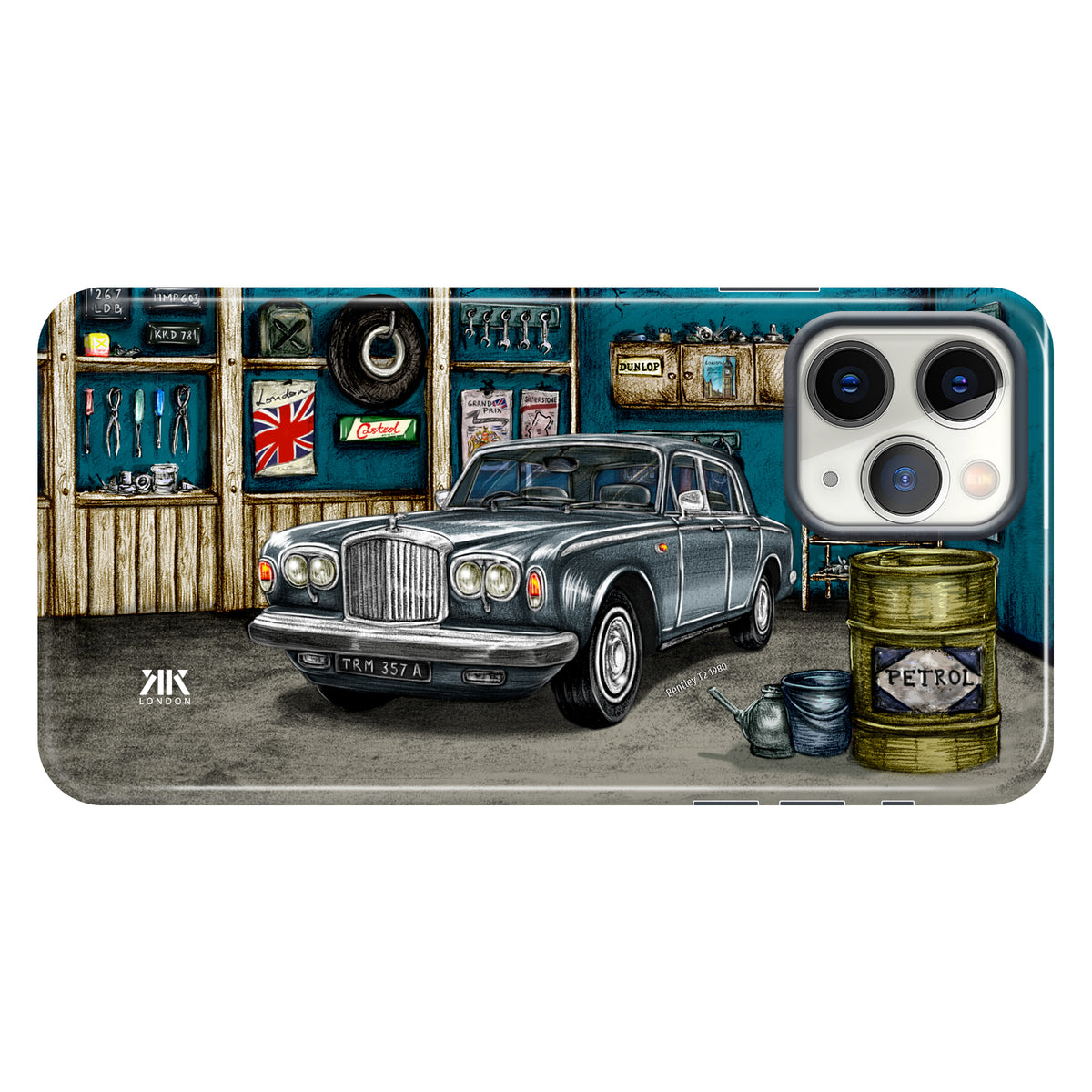 Bentley T2 1980 Silver - Tough Case - iphone-11-pro