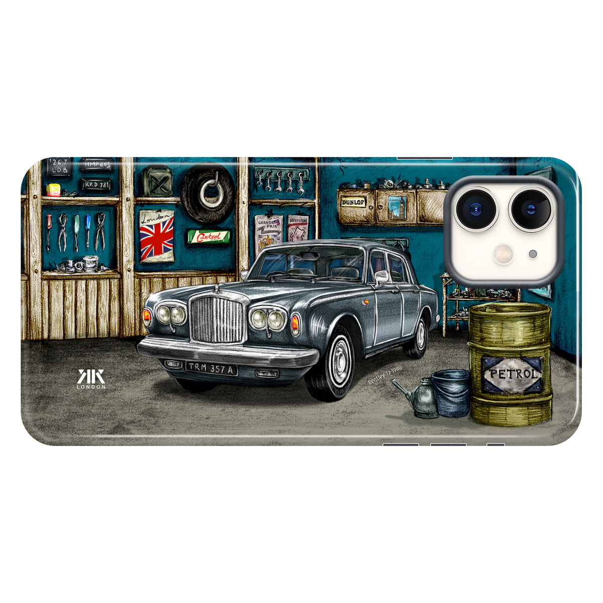 Bentley T2 1980 Silver - Tough Case - iphone-11