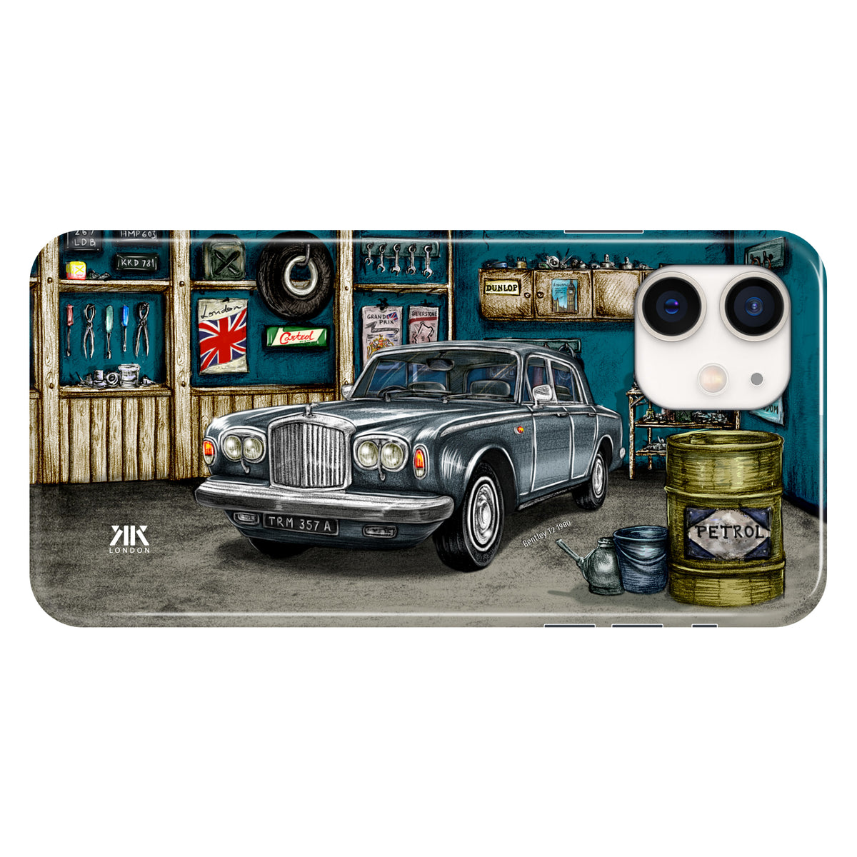 Bentley T2 1980 Silver - Snap Case - iphone-12