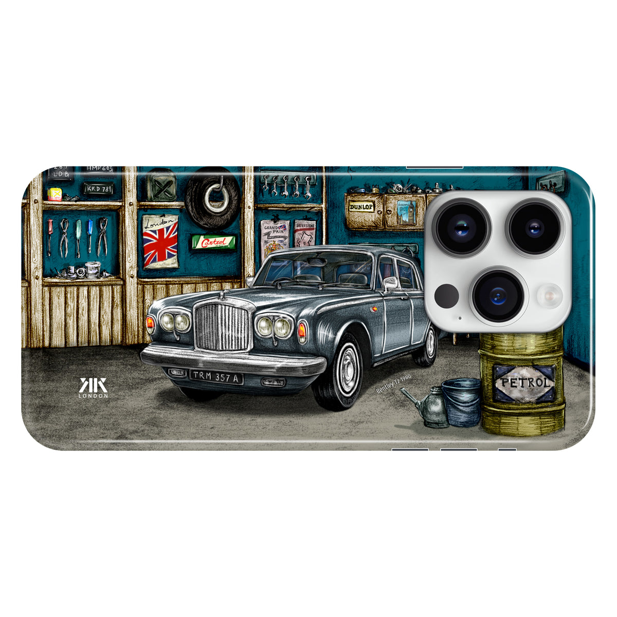 Bentley T2 1980 Silver - Snap Case - iphone-14-pro