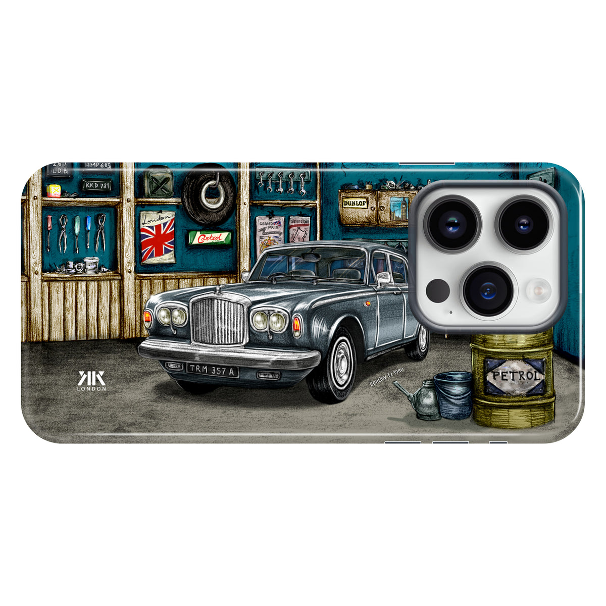 Bentley T2 1980 Silver - Tough Case - iphone-14-pro