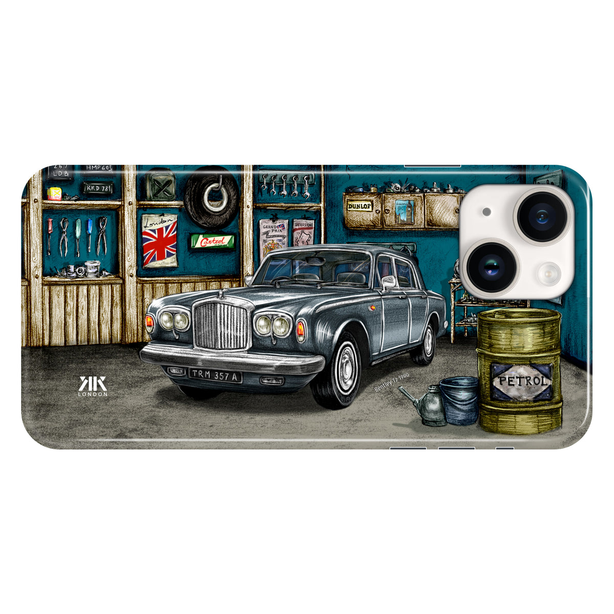 Bentley T2 1980 Silver - Snap Case - iphone-14