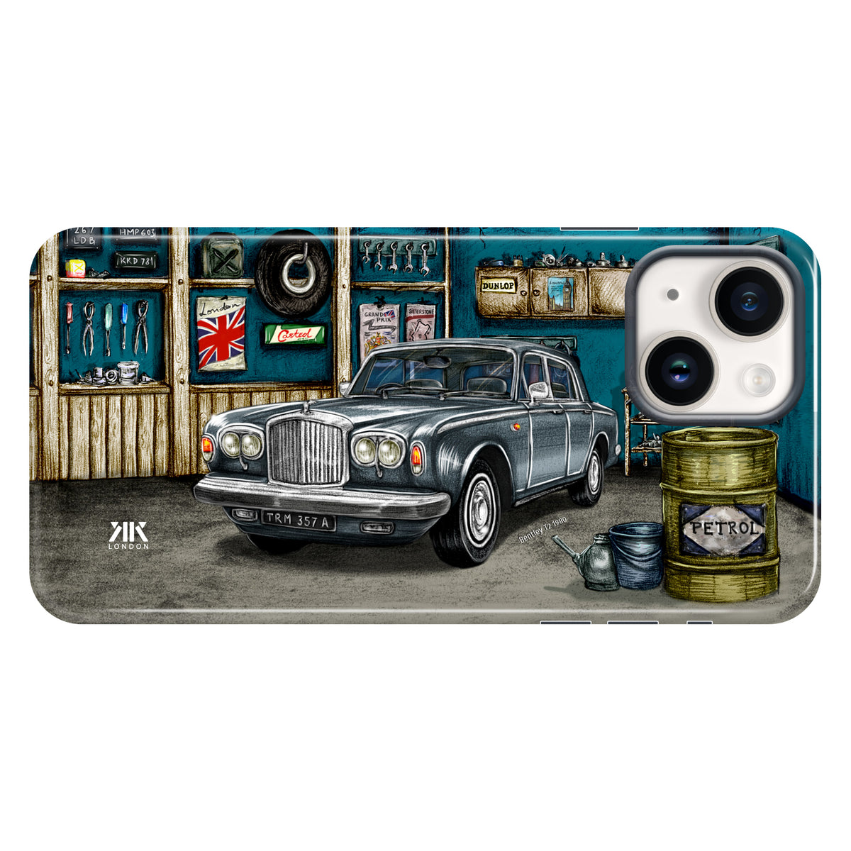 Bentley T2 1980 Silver - Tough Case - iphone-14