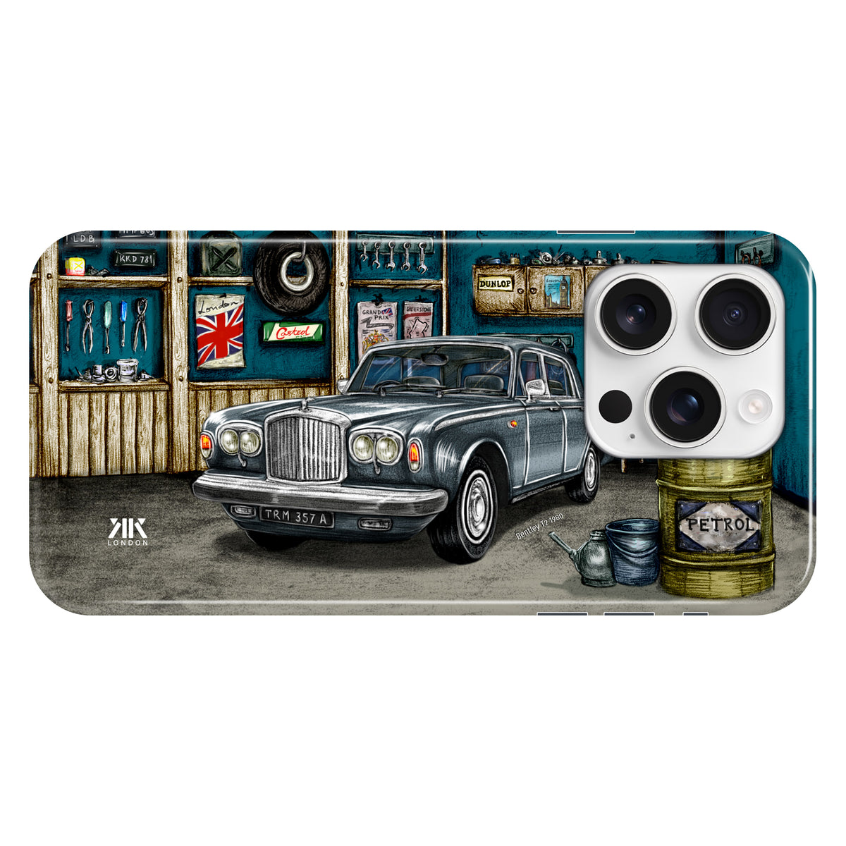 Bentley T2 1980 Silver - Snap Case - iphone-16-pro