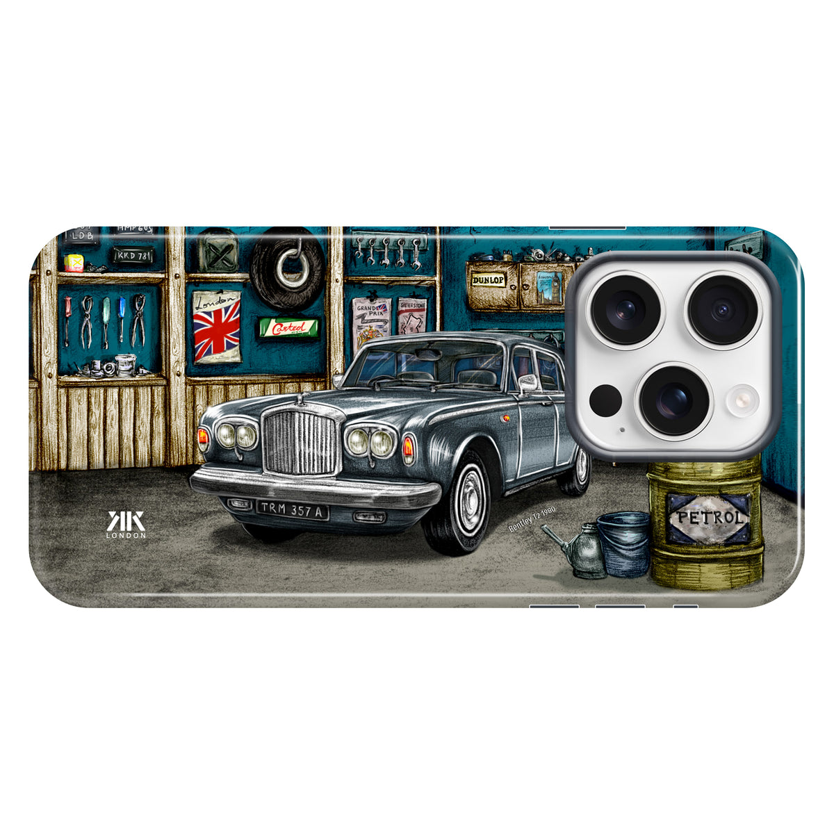 Bentley T2 1980 Silver - Tough Case - iphone-16-pro