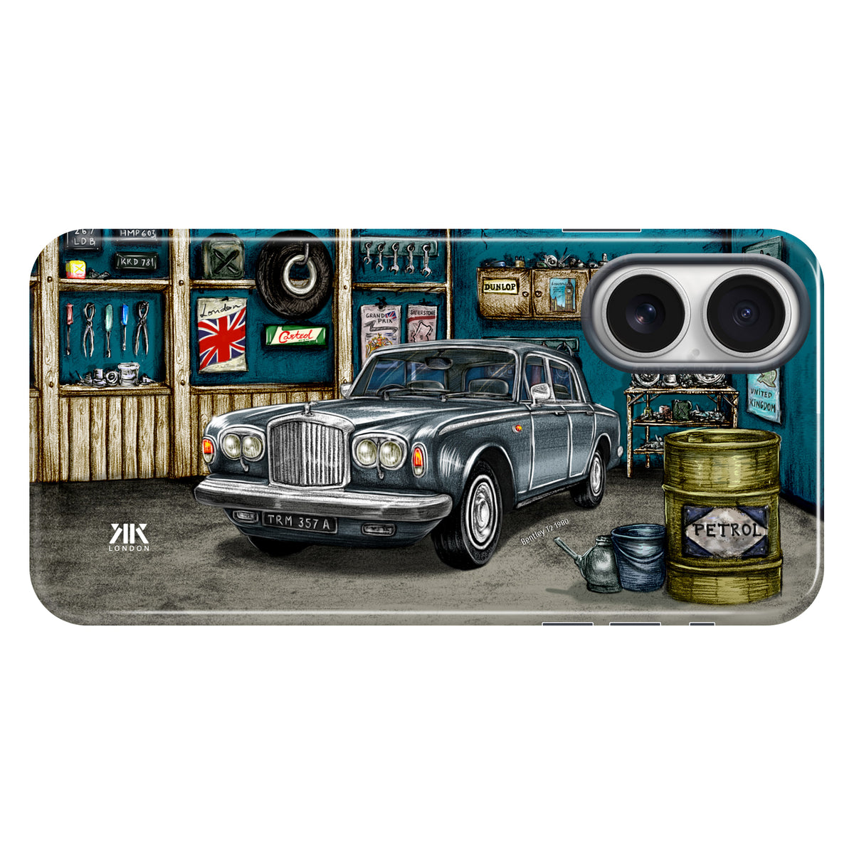 Bentley T2 1980 Silver - Tough Case - iphone-16