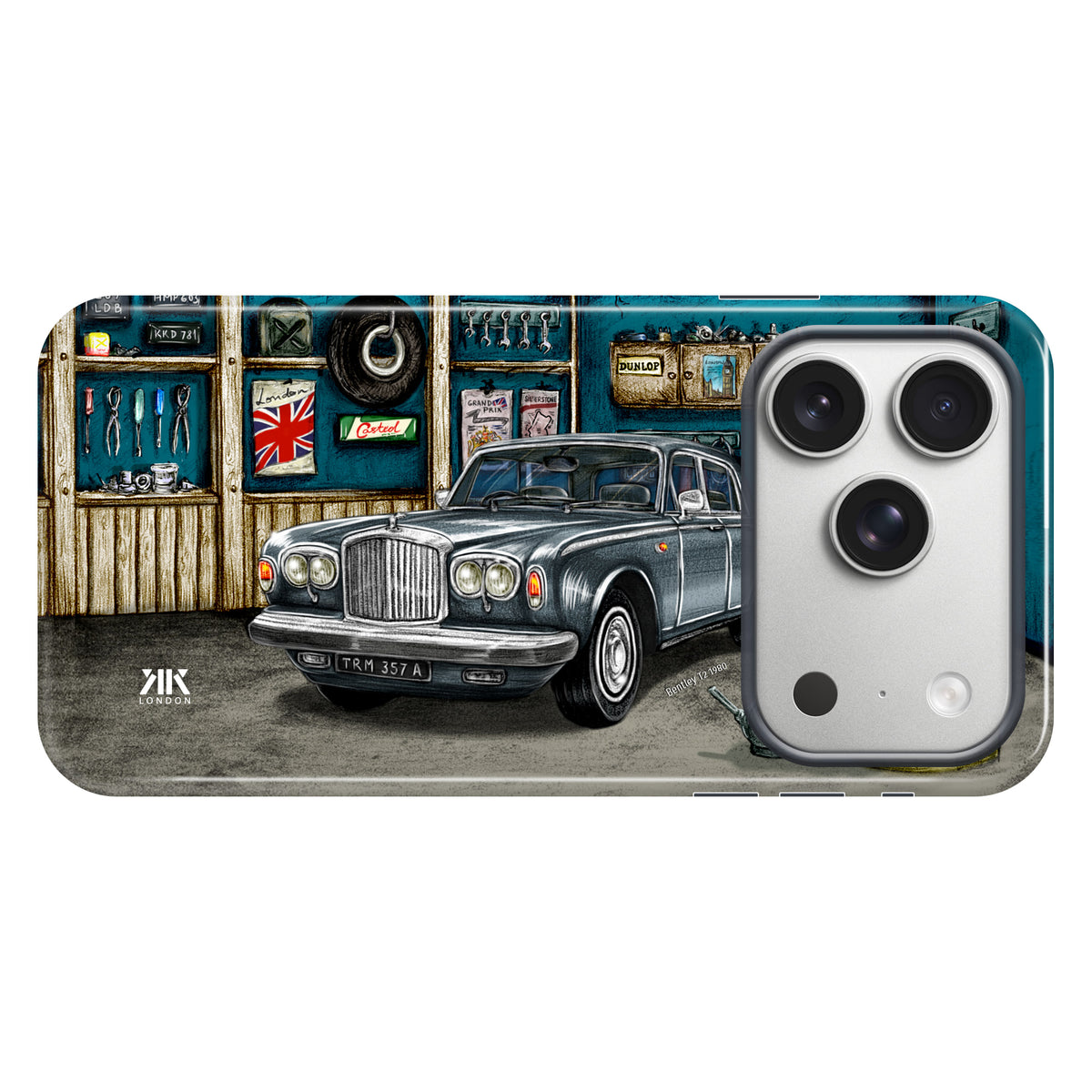 Bentley T2 1980 Silver - Tough Case - iphone-17-pro