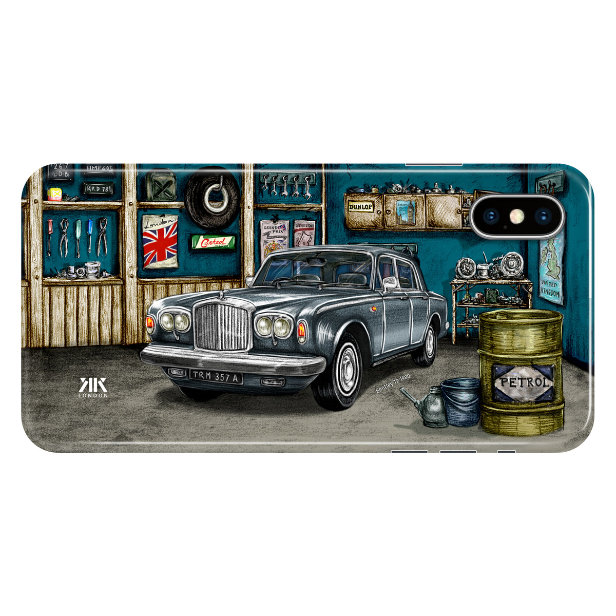 Bentley T2 1980 Silver - Snap Case - iphone-x