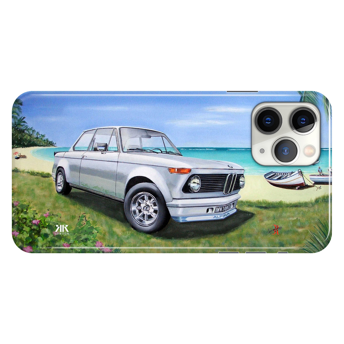 BMW 2000tii Beach White - Snap Case - iphone-11-pro