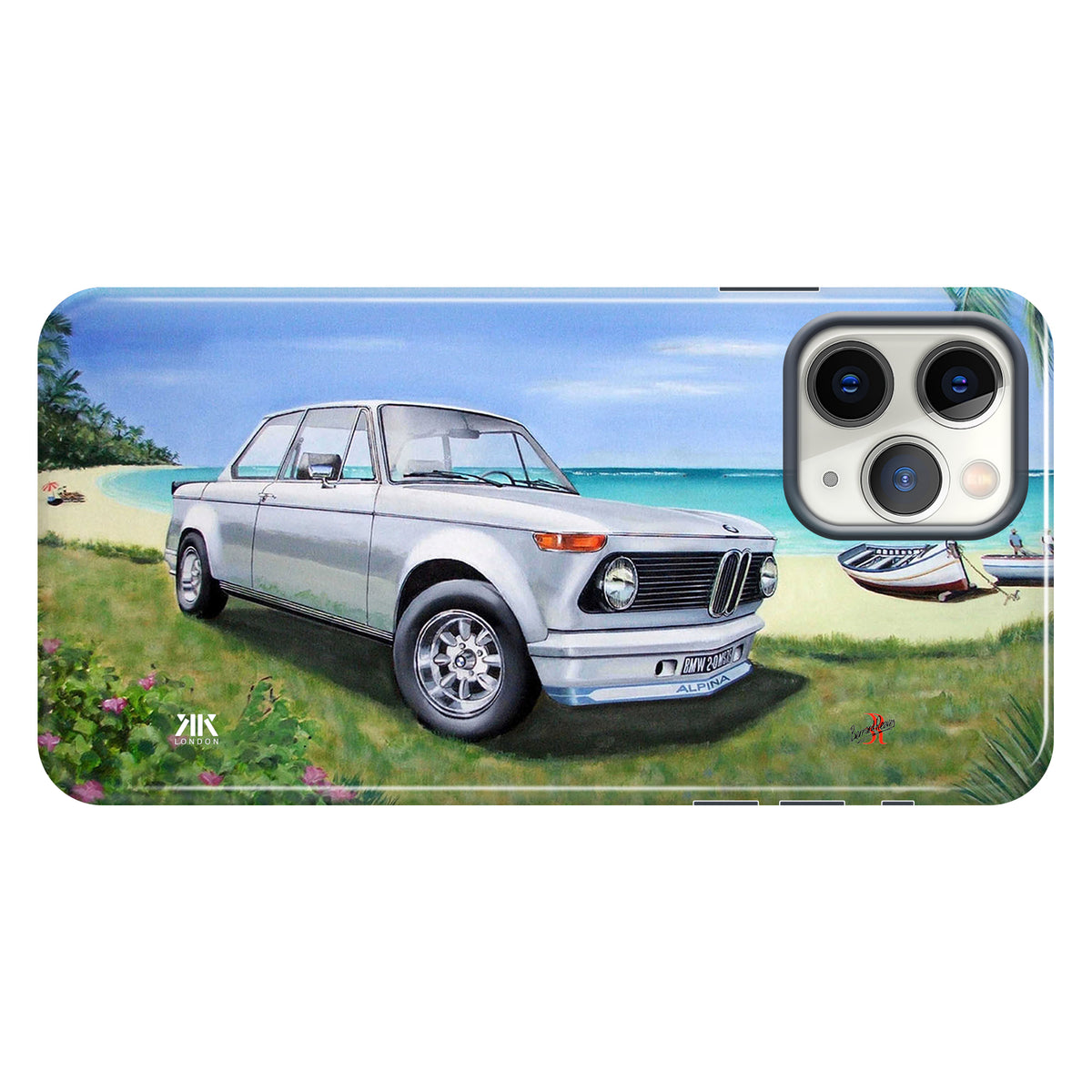 BMW 2000tii Beach White - Tough Case - iphone-11-pro