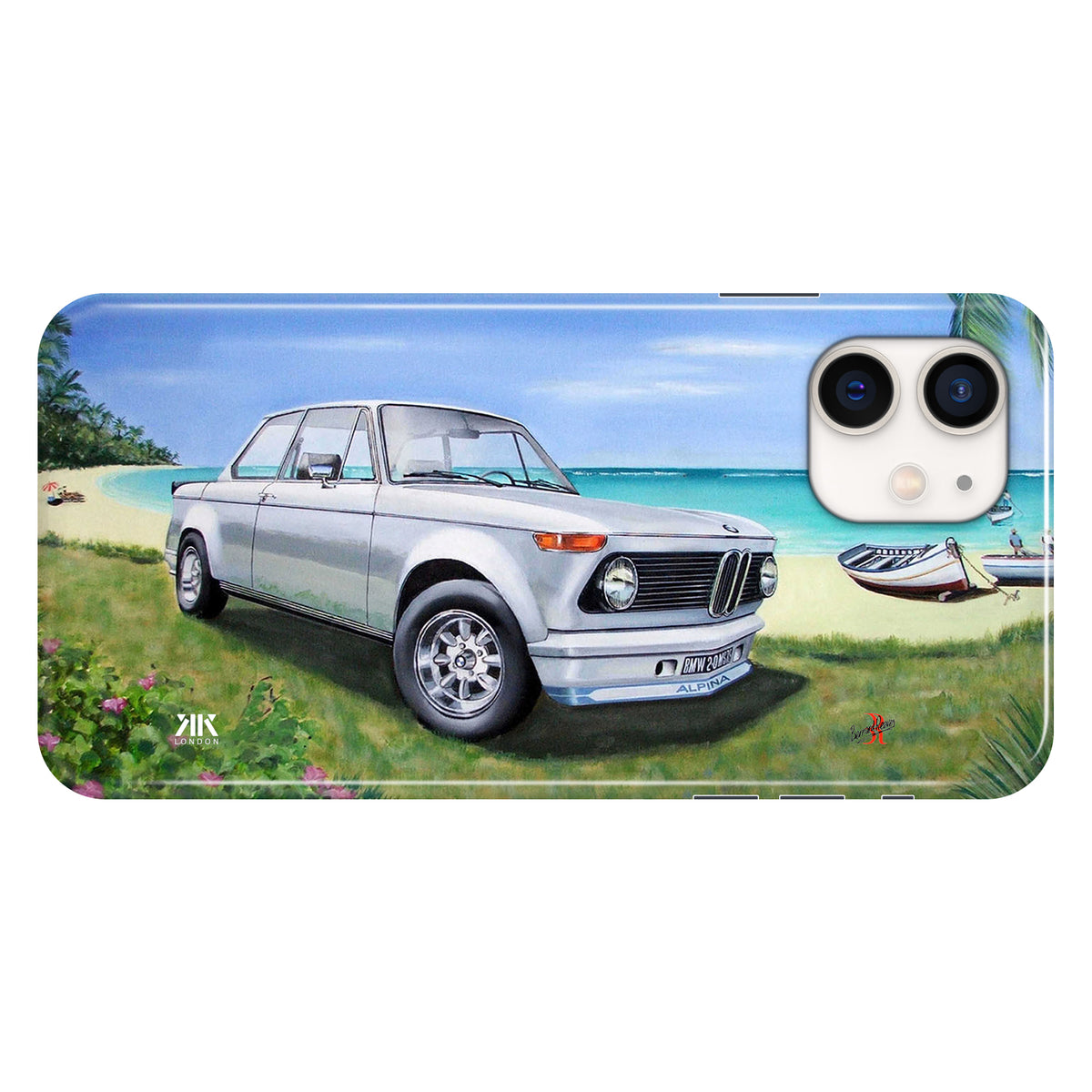 BMW 2000tii Beach White - Snap Case - iphone-12